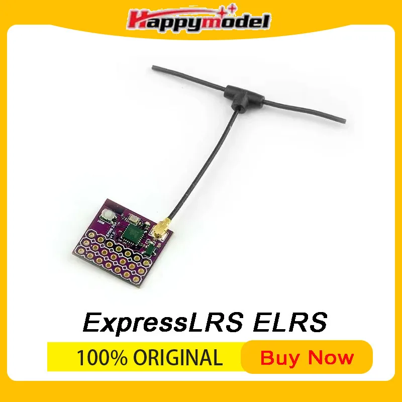 HappyModel ExpressLRS ELRS EPW6 TCXO 2.4GHz 6CH PWM Receiver EPW5 Upgraded for Airplane Fixed-Wing RC Tools