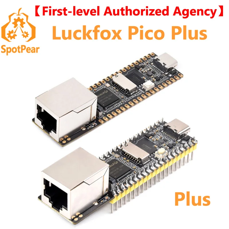 LuckFox Pico Plus RV1103 Linux Micro Development Board Rockchip AI Board Integrates ARM Cortex-A7/RISC-V MCU/NPU/ISP Processors