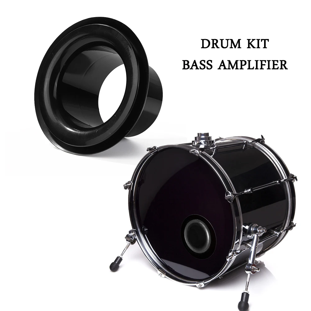 Drum Bass Bottom Microphone Loudspeaker Voice Sound Amplifier Drum Accessories Bass Hole Protection Attachment