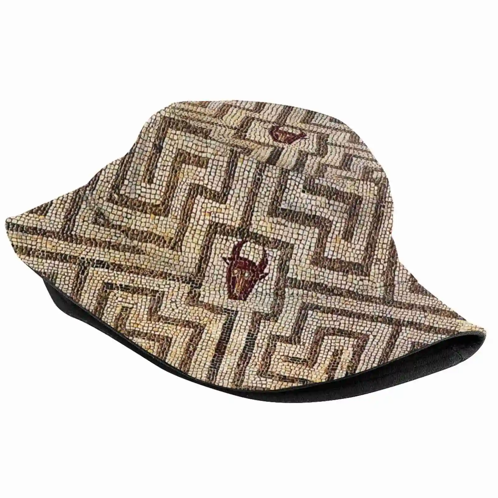 Labyrinth Mosaic Sun Cap Fisherman Hat Bucket Hats Ancient Ancient Roman Roman Empire Portugal Conímbriga Greek Dos Repuxos