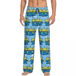Custom Print Toy Story Aliens Pyjamabroek voor heren Animatie Nieuwe slaapnachtkledingbroeken met zakken