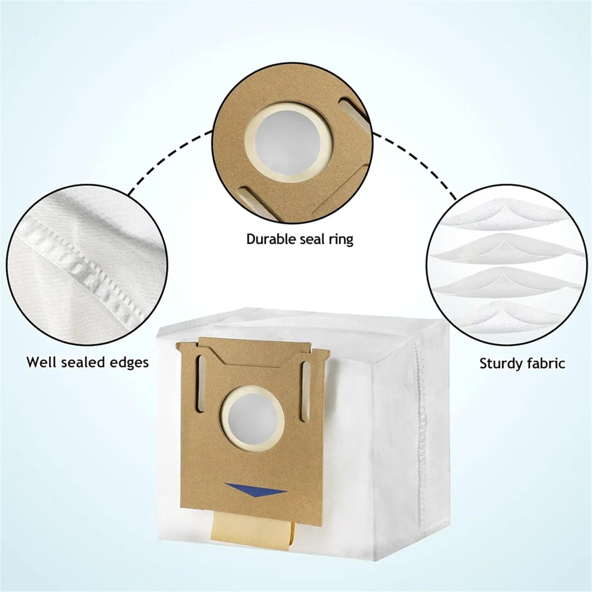 For DEEBOT T8+ / T8 / T8 Max / N8 Plus / N8 Pro Vacuum Replacement Main Side Brush Filter Mop Dust Bag