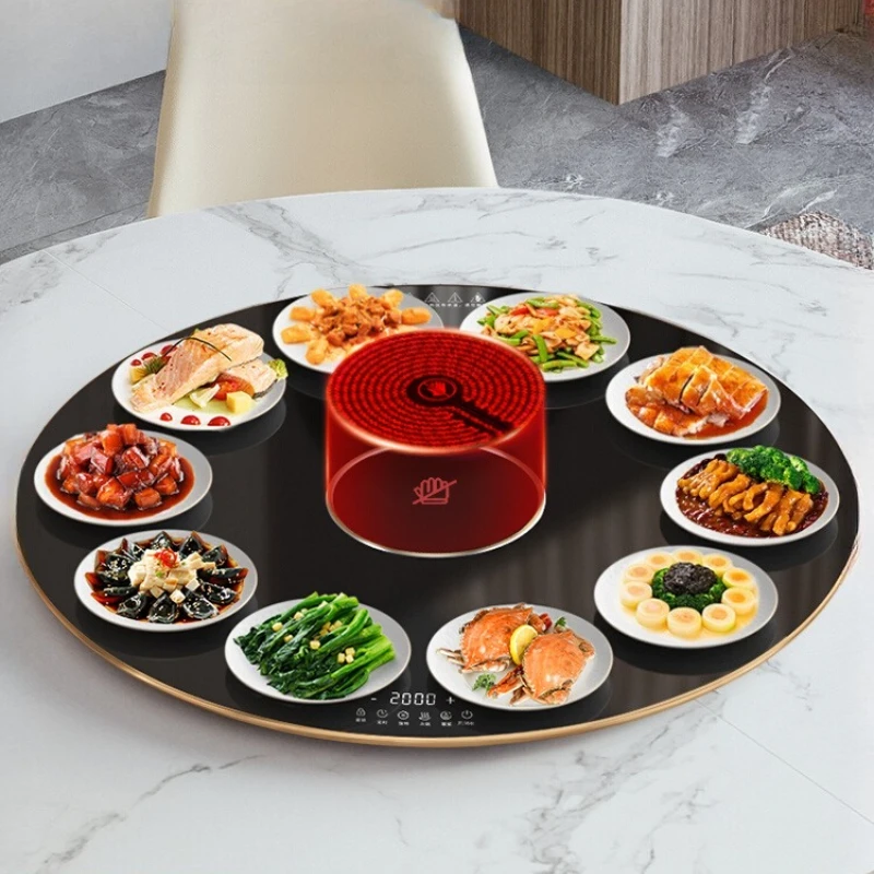 

Electric ceramic stove with hot pot, meal insulation board, hot cutting board, household hot dish heating warming board