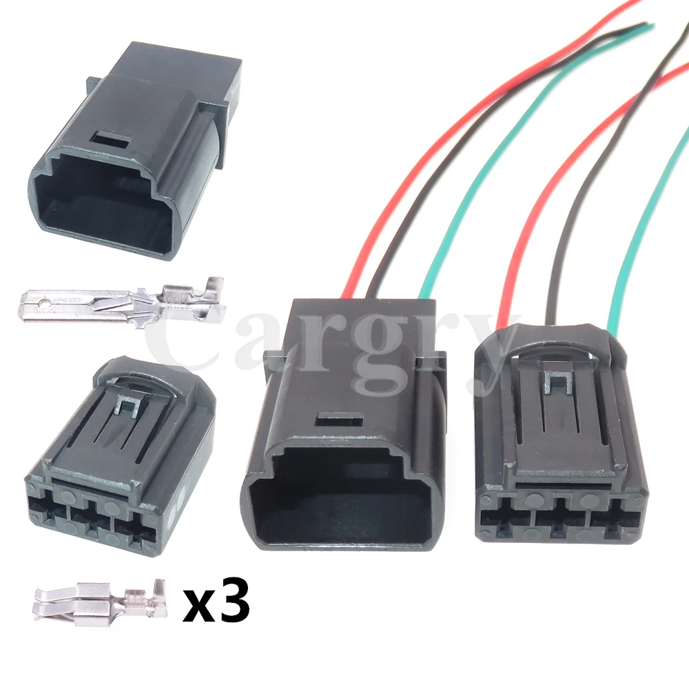 1 Set 3P 4G0919321A 4G0919321 1823137-1 1823138-1 AC Assembly Auto Male Female Docking Connectors Car Wire Harness Socket