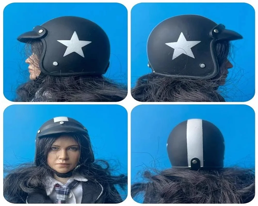 Little 1/6 Soldier Accessories Modern Motorcycle Electric Car Helmet Hat Model Toy For 12'' Action Figure Body In Stock