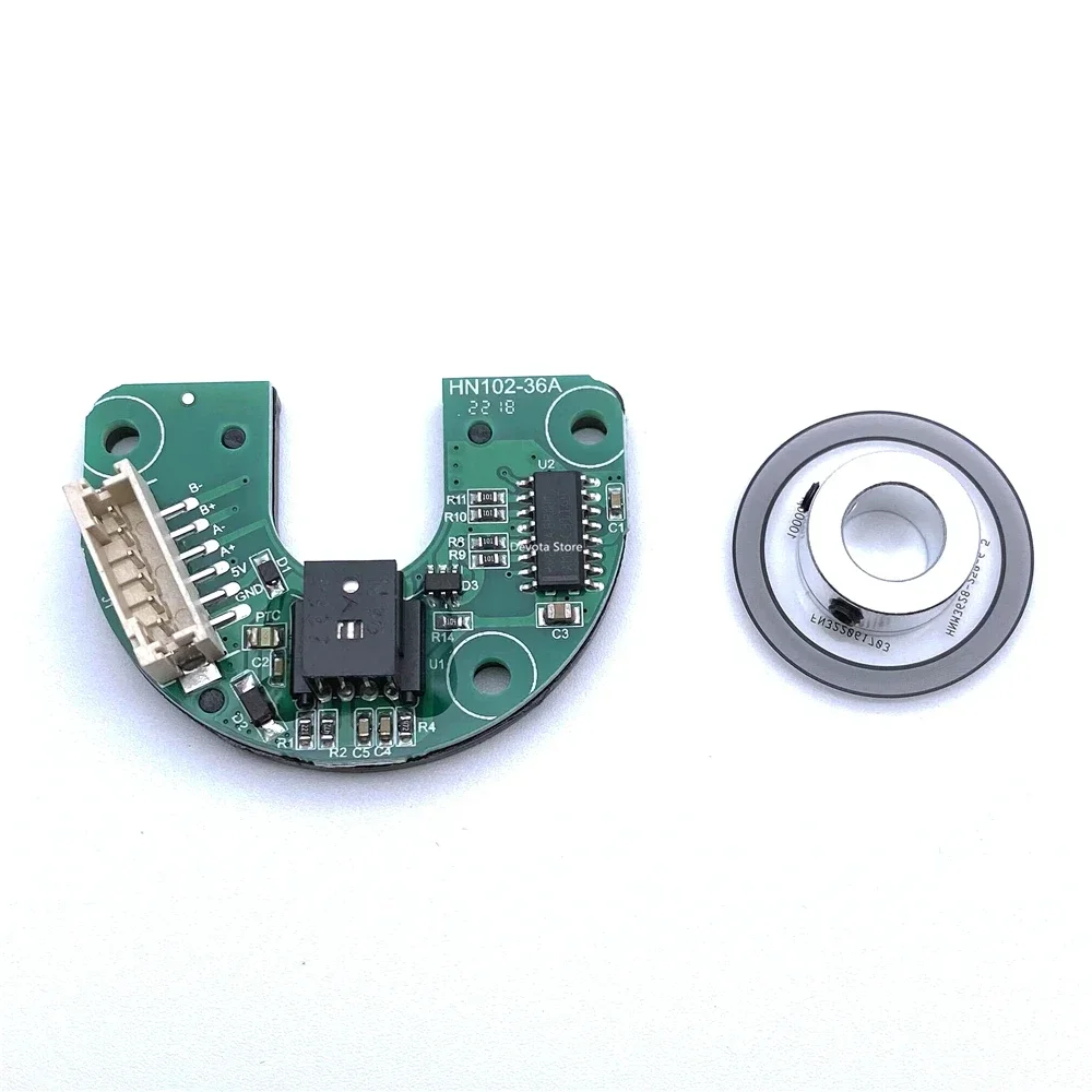 1000PPR AB bifásico para Motor paso a paso Industrial 57MM 9731 disco de código HN102-36A 8MM agujero 360PPR 1000 LPR DIY Nema 23