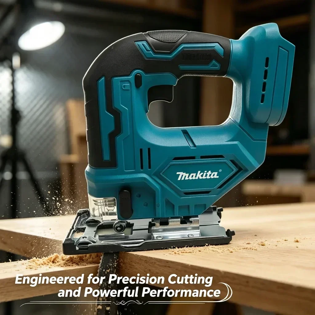 Makita 18V Brushless Cordless Jigsaw DJV182Z - D-Handle Electric Saw For Precision Wood & Metal Cutting (without Battery)