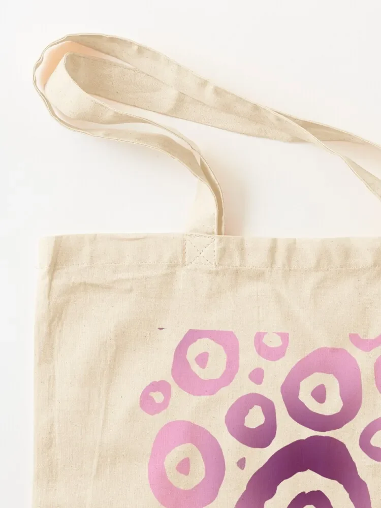 Purple Circle Pattern Tote Bag Cloth bags bags woman 2025 supermarket folding bag hand bag