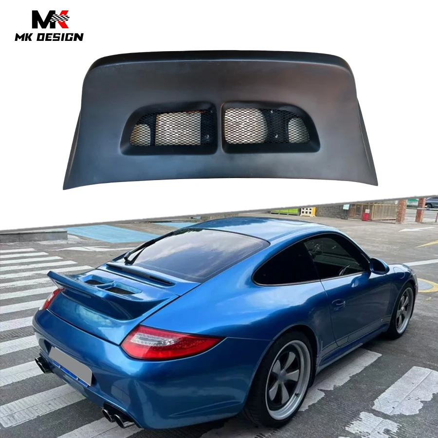 

Carbon Fiber Rear Trunk Lid Ducktail Spoiler for Porsche 911 997.1 997.2 2005-2011 Rear Trunk Spoiler SC Style Rear Wing