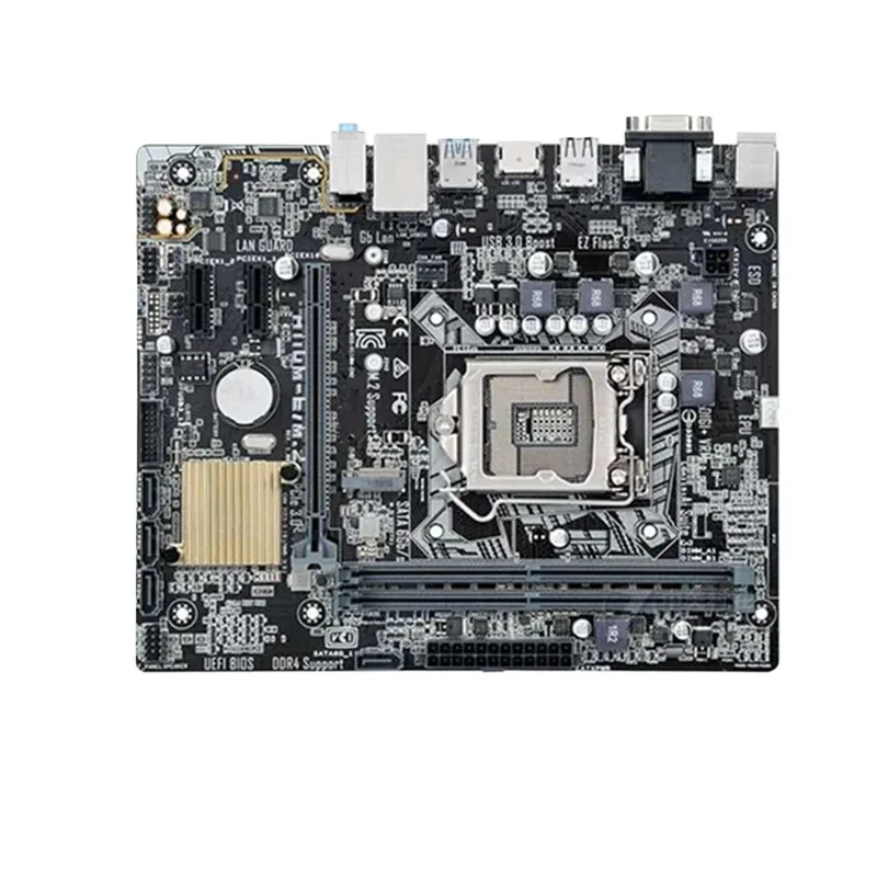 

100% тест H110M-E/M.2 LGA 1151 DDR4 32 ГБ H110 USB3.0 VGA SATA III PCI-E 3.0