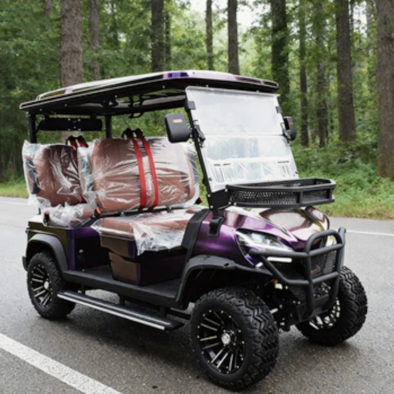 Off-Road Vehicle Wholesale Electric Golf Cart Guaranteed Fast Shipping High-End Seats With Armrests Gear Adjustment Sound Bar