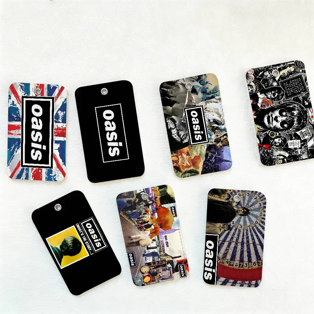

Band O-Oasis Style PU Access Card Holder with Keychain - Executive Protection for Bank card,Subway, Bus Card case