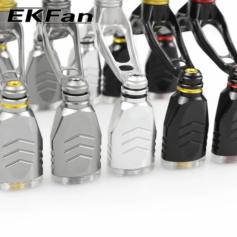 EKfan 73mm 7075 Aluminiumlegierung Schraubgriff für Mikro-Spinnangelrollen der DAI/SHI 1000-2000 Serie mit Gewindeanschluss für Köder. – Detail 8