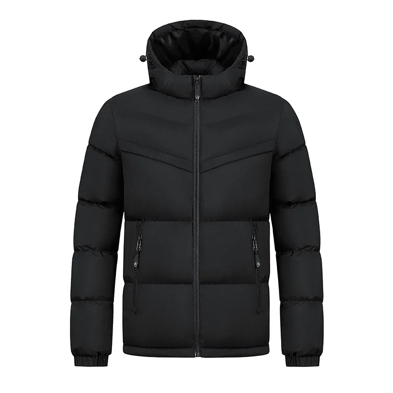 

Detachable Cotton Jacket, Casual and Warm Men's Clothing Winter Double-sided Cotton Jacket for Men, Windproof and Warm Hooded,
