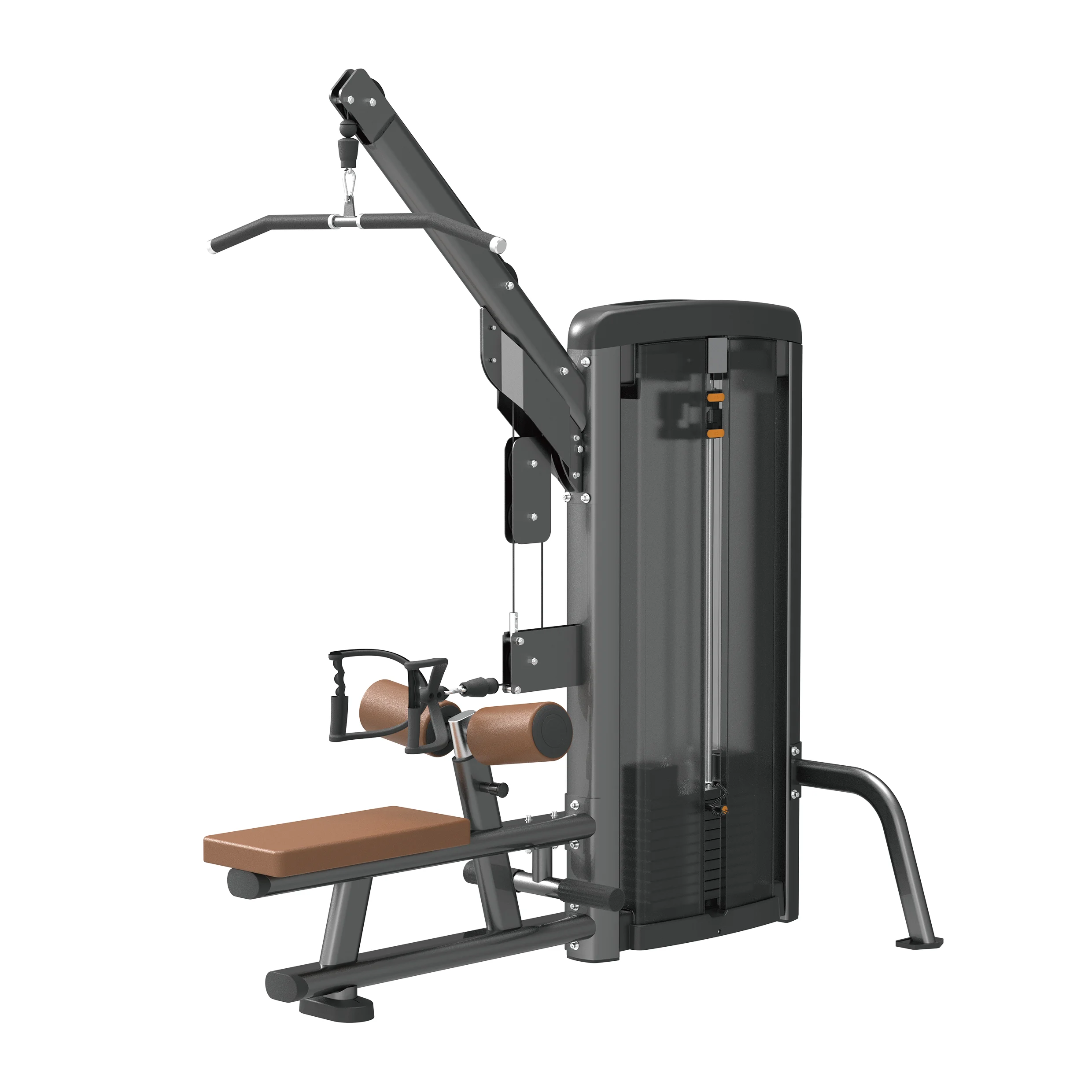 High Standard Adjustable Dual Functional Multi-Purpose Lat Pull Down and Low Row Machine Commercial Use Training Equipment
