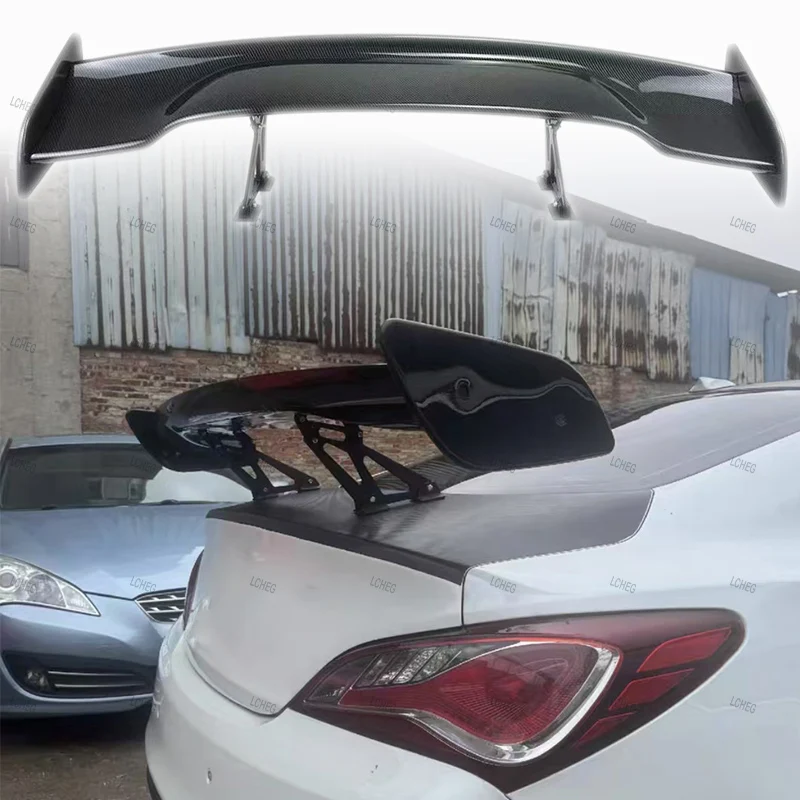 Convient pour Hyundai Genesis Coupe 2009-2012 spoiler GT style ABS matériau non peint couleur spoiler de toit accessoires automobiles