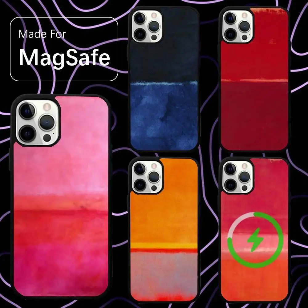 

Mark Rothko Abstract ART Phone Case For iPhone 17,16,15,14,13,12,11,Pro,Max,Plus,Mini,SE,Air Magsafe Magnetic Wireless Charging
