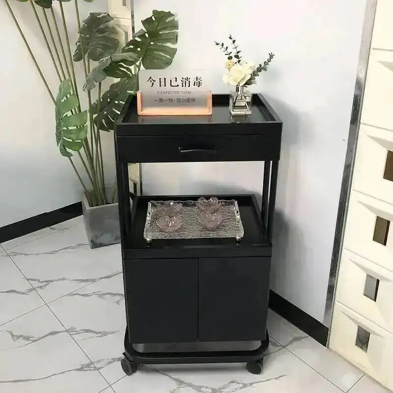 Trolley Unique Simple Aesthetic Glamour Luxury Premium Organizers Trolleys Modern Storage Carrito Peluqueria Salon Furniture