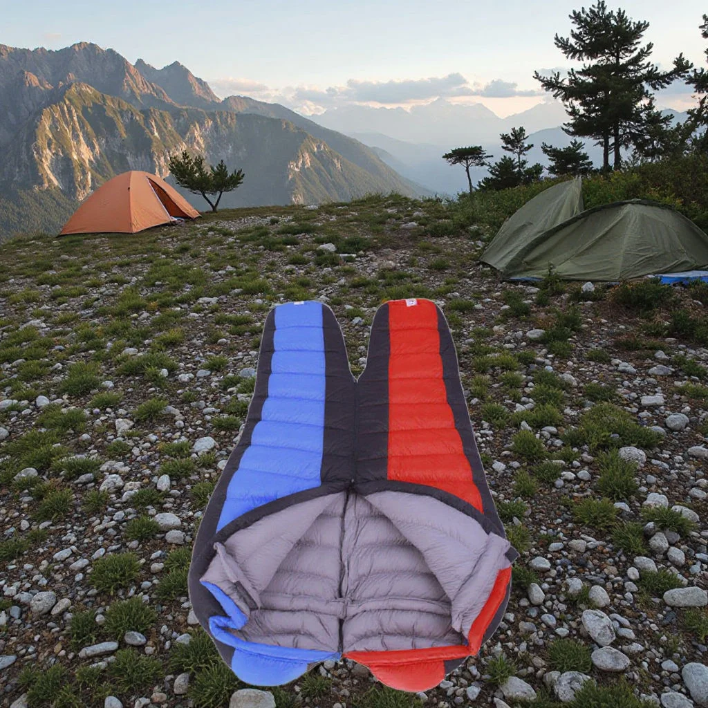 حقيبة نوم للتخييم خفيفة الوزن 4 فصول دافئة على الظهر في الهواء الطلق حقيبة نوم شتوية من القطن للأمهات #1