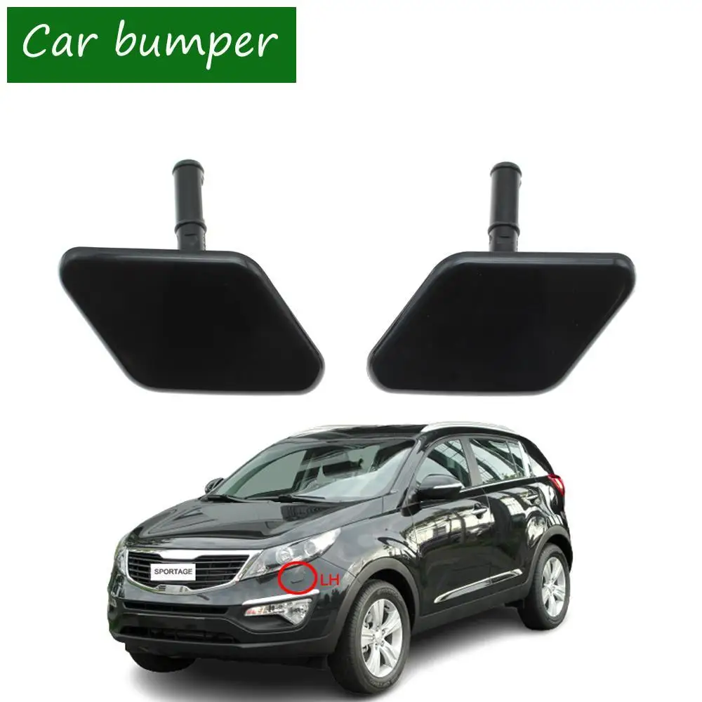 

For Kia Sportage KX4 SL 2010 2011 2012 2013 2014 Right Left Front Bumper Headlight Headlamp Washer Nozzle Cover Cap 98675-3U001