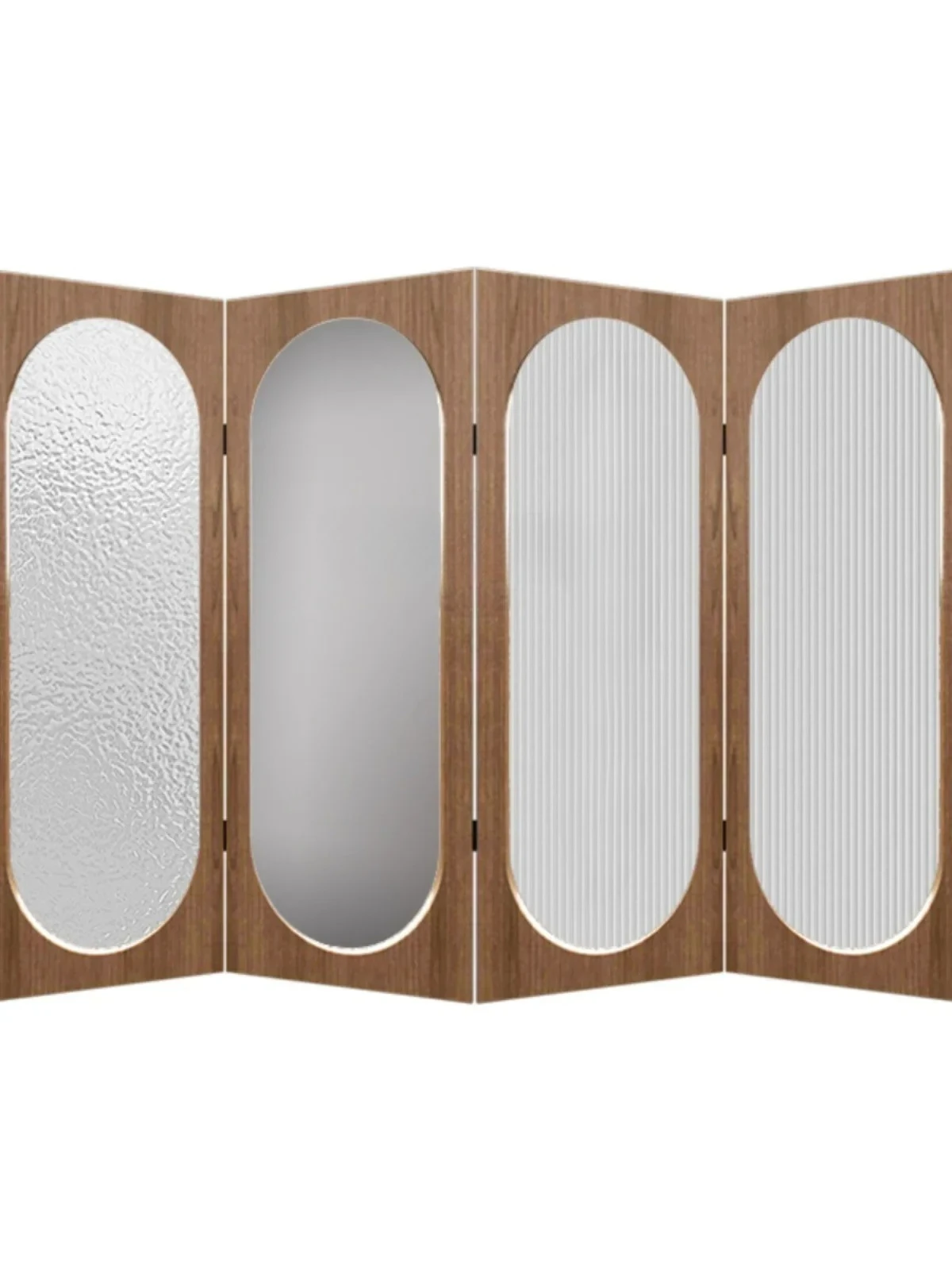 

A15 Glass Screen Living Room Entrance Household Solid Wood Partition Kitchen Bathroom Half Wall Occlusion