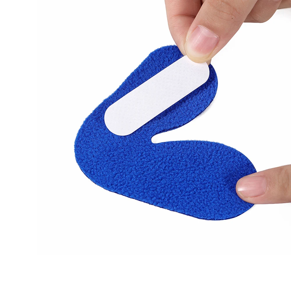 Almohadillas nasales azules para máscara CPAP, almohadilla para la nariz, almohadilla cómoda para Apnea l sueño, almohadilla p