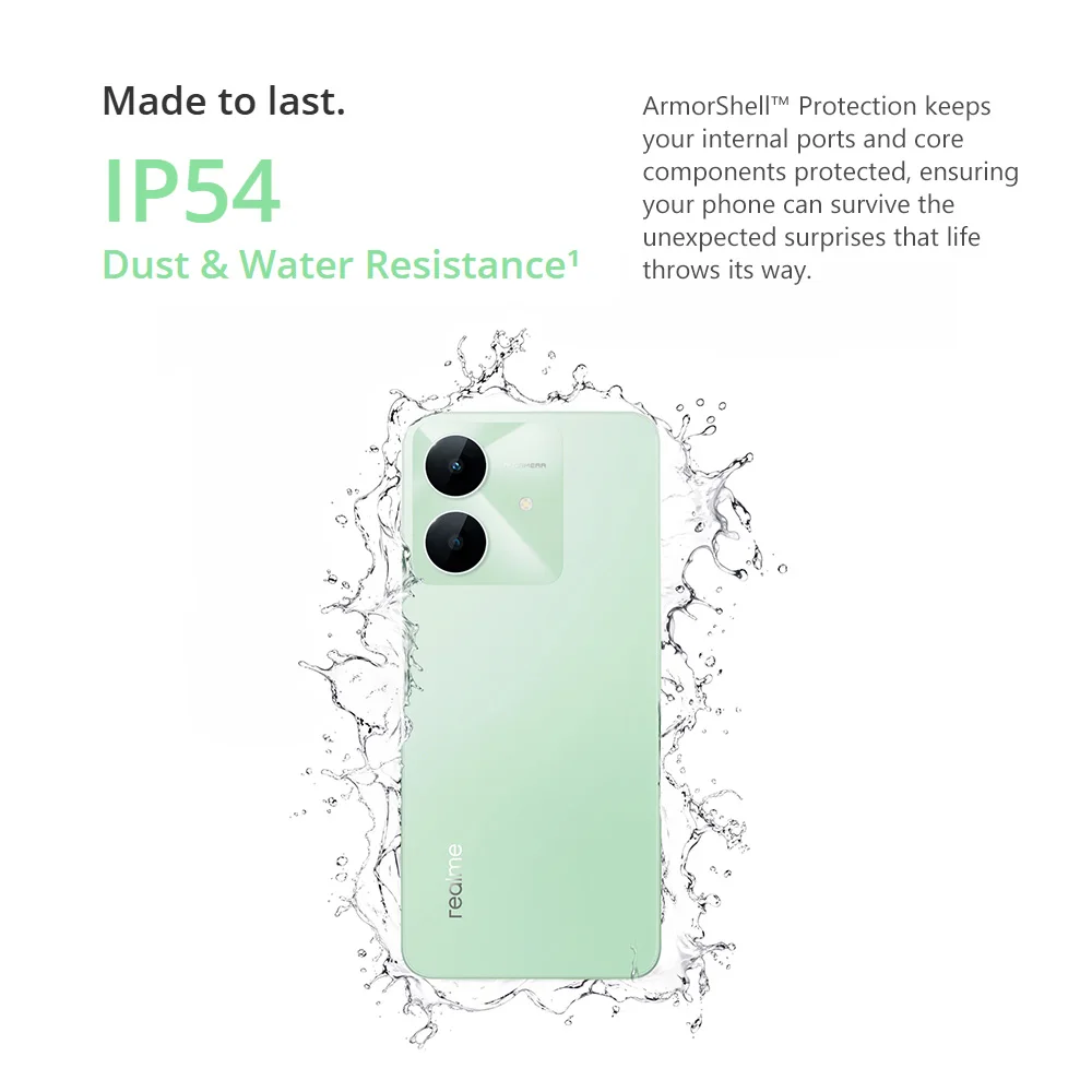 هاتف ذكي Realme Note 60X 4G، ذاكرة وصول عشوائي 3 جيجابايت، 64 جيجابايت، 5000 مللي أمبير في الساعة #3