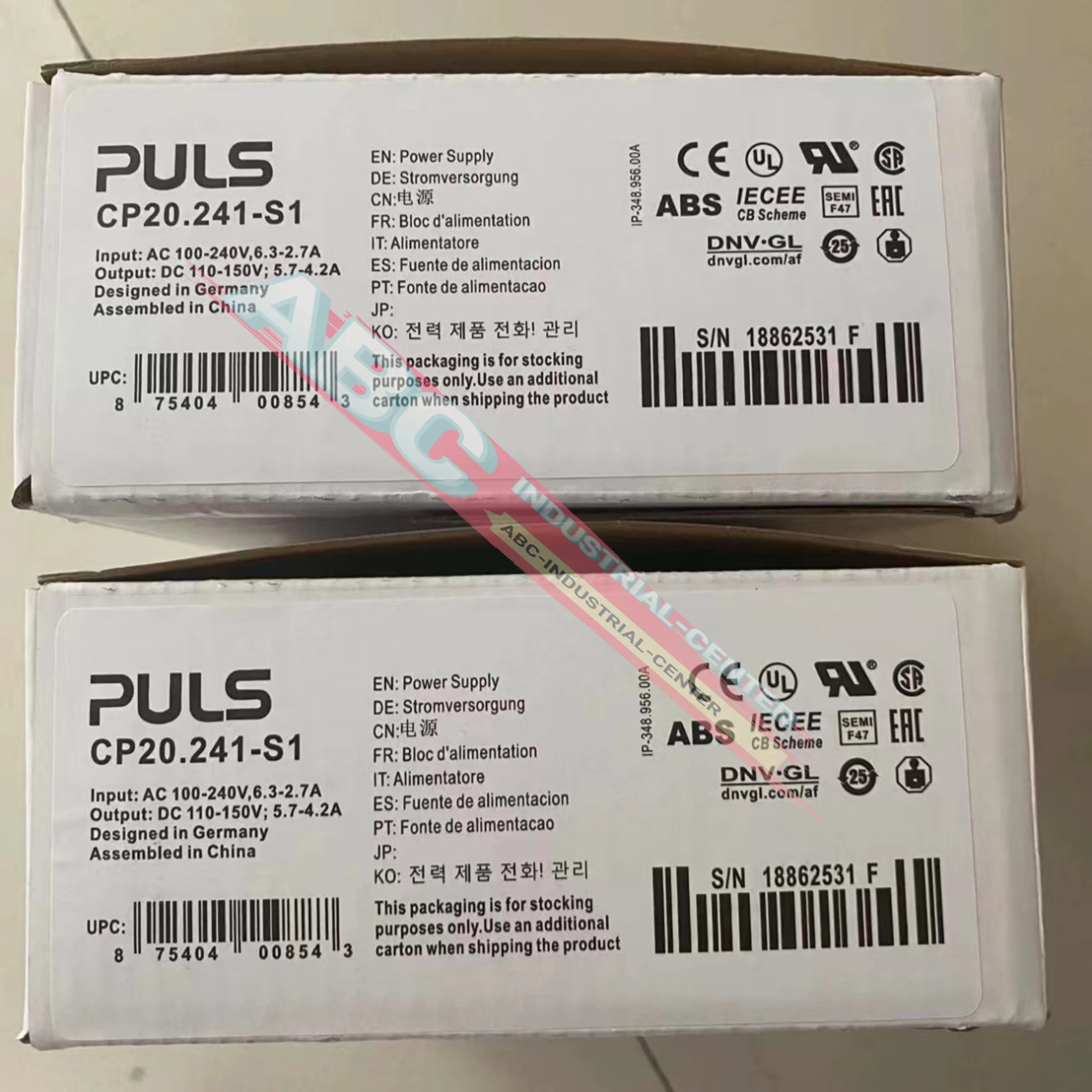 브랜드 CP20.241-S1 CP20.241-S2 전원 공급 장치 새 제품