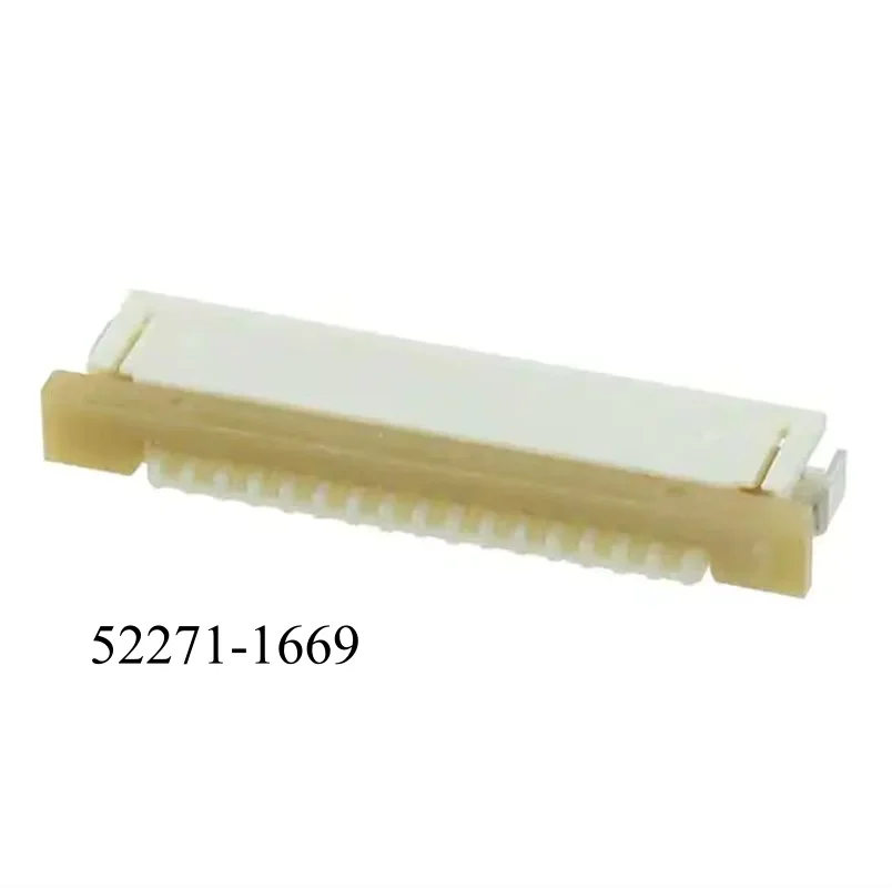 10pcs/Lot 52271-1669 CONN FPC BOTTOM 16POS 1.00MM R/A 0522711669 16 Position FPC Connector Contacts