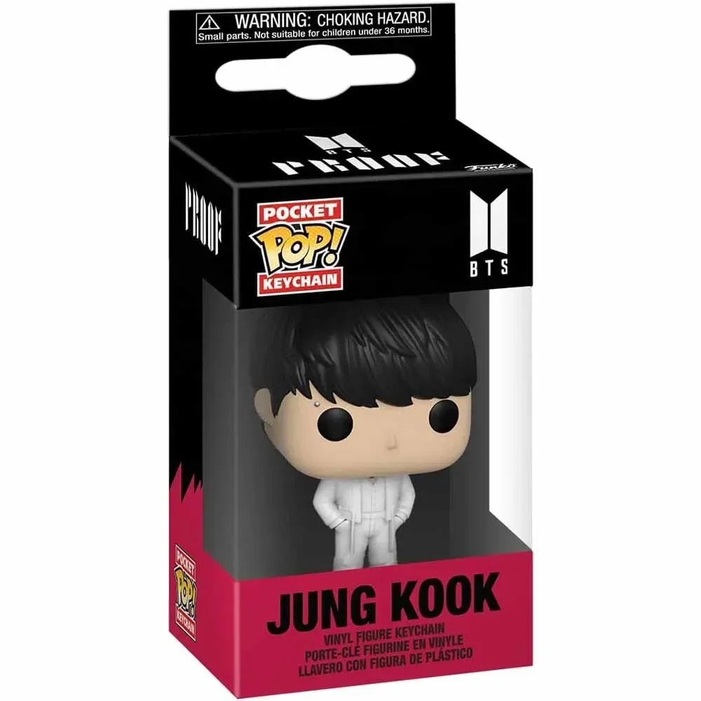 Funko POP Keychain Toys Kpop Cartoon V JUNG KOOK JIMIN Jin V J-HOPE Pop Keychains Vinyl Action Figure Collection Children Toys