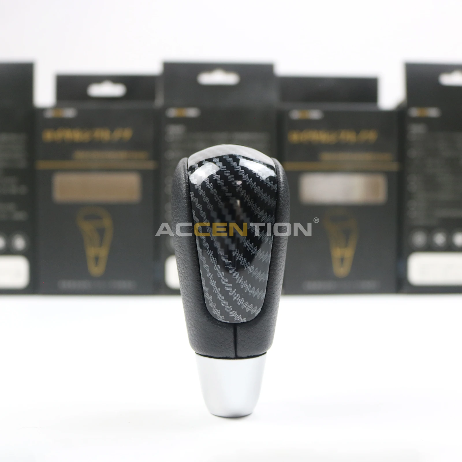 

Black Leather Gear Shift Knob For Subaru Outback Legacy 06-09 Forester 07-12 Impreza 07-10