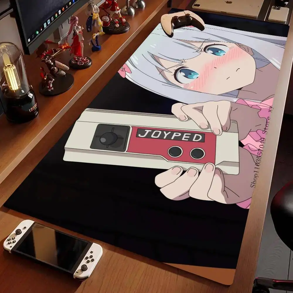Izumi Sagiri Anime Eromanga Sensei Mousepad Non-slip Suitable For Office Computers Laptops E-sports Game Desk Mats XXL Keyboard