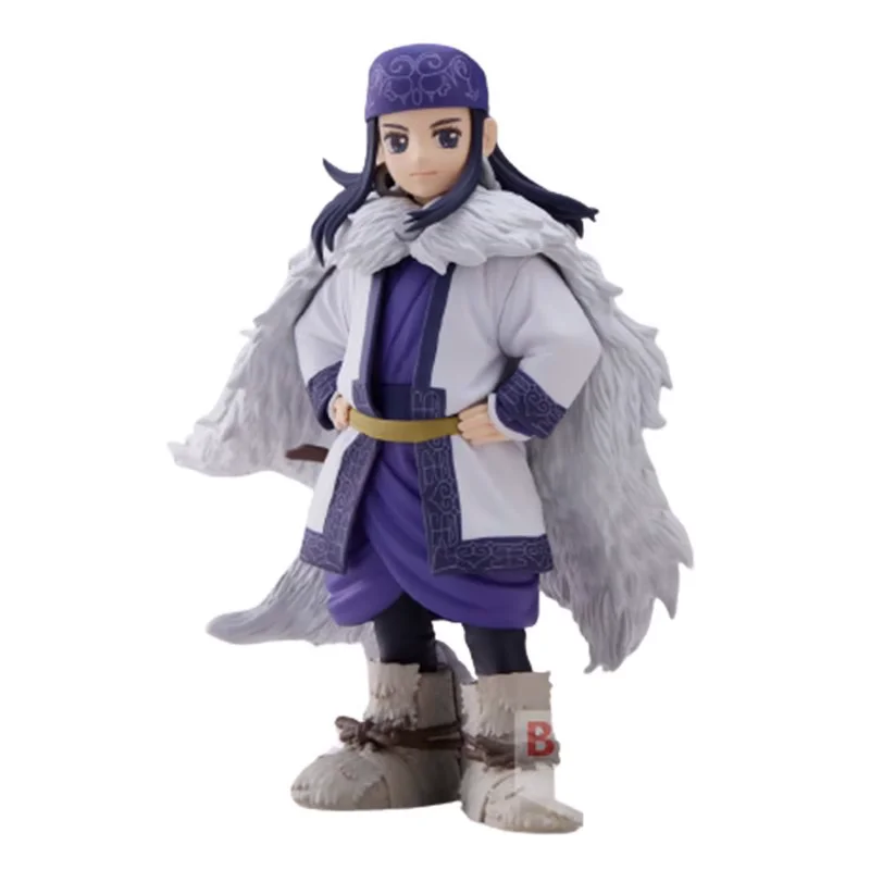 Bandai Original Banpresto Anime Golden Kamuy Asirpa PVC Action Figure Collectible Model Toys Kids Gift