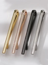 Tie Clip for Men Metal Copper Simple Bar Clasp Practical Necktie Accessories Fashion Mens Classic Tie Clips Clamp Pin Jewelry