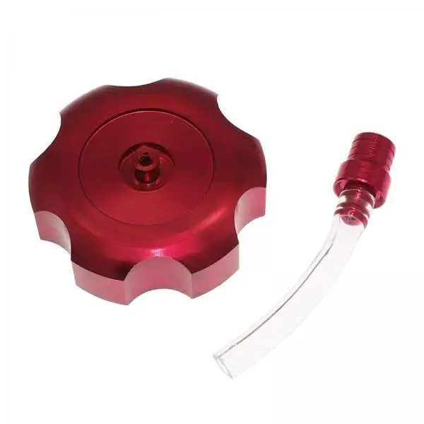 Aluminum Gas Fuel Tank Cap CNC Machined Vent Valve Universal Fit Dirt Bike Accessory for ATV Off Road Use