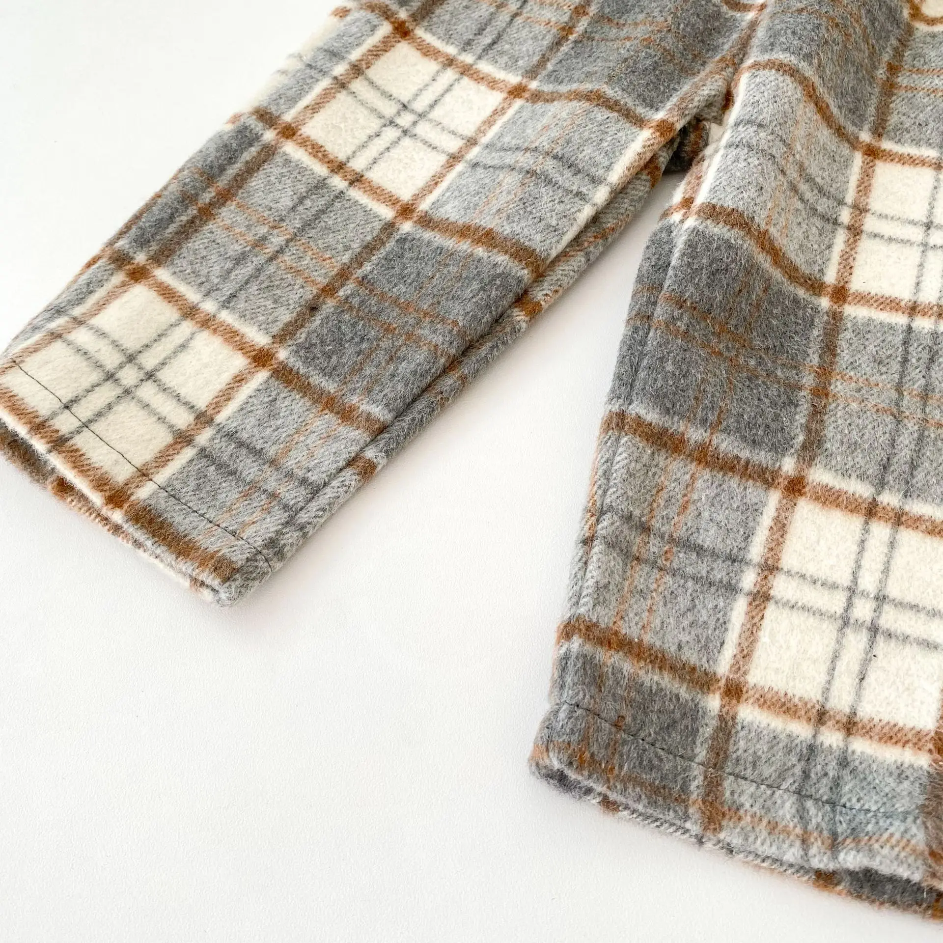 2026 Herbst Süßer Stil Kinderrock Karierter Plissee-Rock mit Elastikbund für 6M-4J Mädchen Vielseitiges Kinderkleid – Detail 15