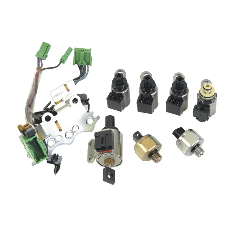 Interport For Nissan Dodge Auto Parts RE0F10A JF011E Transmission Solenoid Valve 8-piece Set