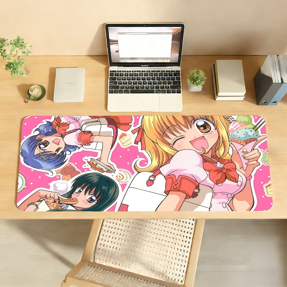 Mermaid M-Melody Anime Pink Girl Mouse Pad For Office Gaming And Keyboards Non-Slip Large Waterproof