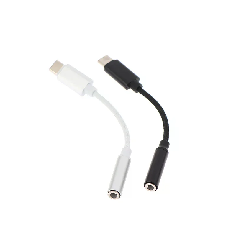 USB Type C To 3.5mm Aux Adapter Type-c 3 5 Jack Headphone Earphone Cable Converter For Phone Digital Audio Adapter Cable
