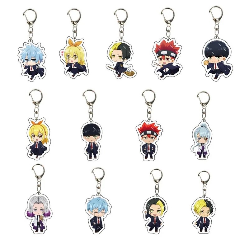 20pcs Anime Mashle:Magic And Muscles Figures Lance Dot Barrett Cosplay Acrylic Keychain Bag Decor Pendant Chaveio Birthday Gifts