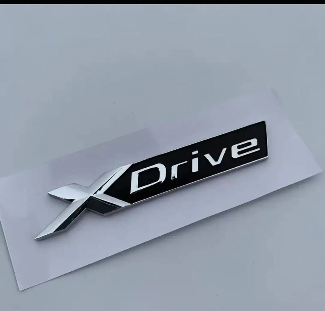 

3D ABS черный X Drive логотип Xdrive эмблема табличка багажника автомобиля значок Xdrive наклейка аксессуары
