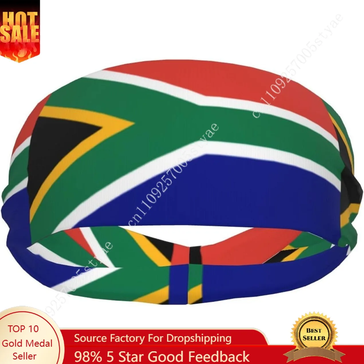 

National Flag Headbands for Men Women Sweatband Sports Headband Moisture Wicking Workout Sweatbands