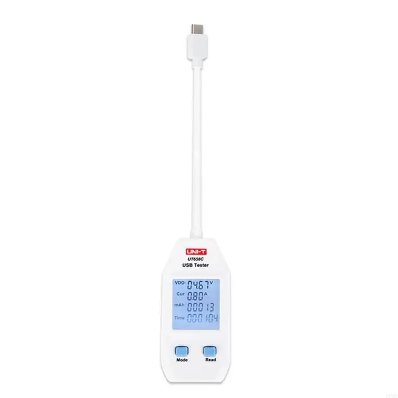 02DC USB Tester UT658 Series USB Capacity Tester Voltage/Current/ Capacity/Energy/Resistance Test Type-C Type-A Interface