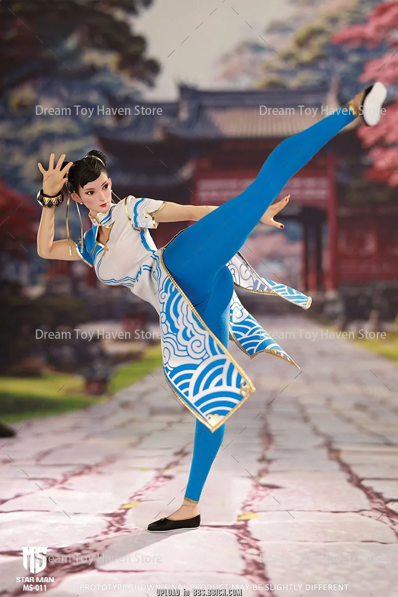 ‌STAR MAN 1/6 MS-011 Female Fighter Chun Li Blue Cloud Pattern