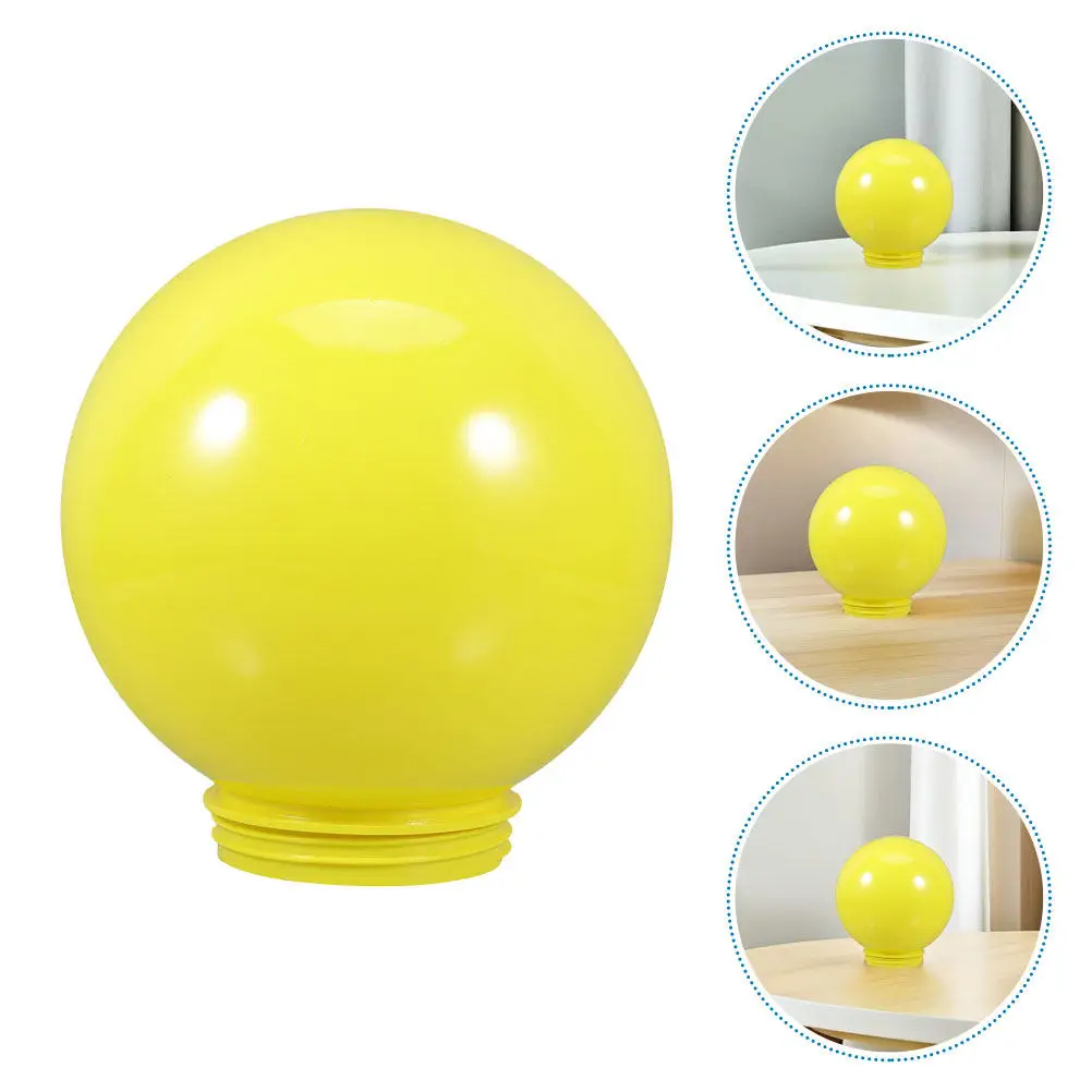 

Outdoor Round Globe Lamp Shade Acrylic Waterproof Replacement Light Cover Garden Yard Pathway Street Lamp Post Light Fixture