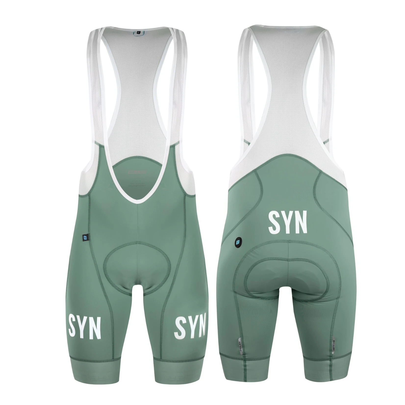 Schwarz-rot-braune SYN Unisex-Trägerhose für Rennradfahren, stoßdämpfendes und atmungsaktives Sitzpolster, Herren-Rad-Trägerhose