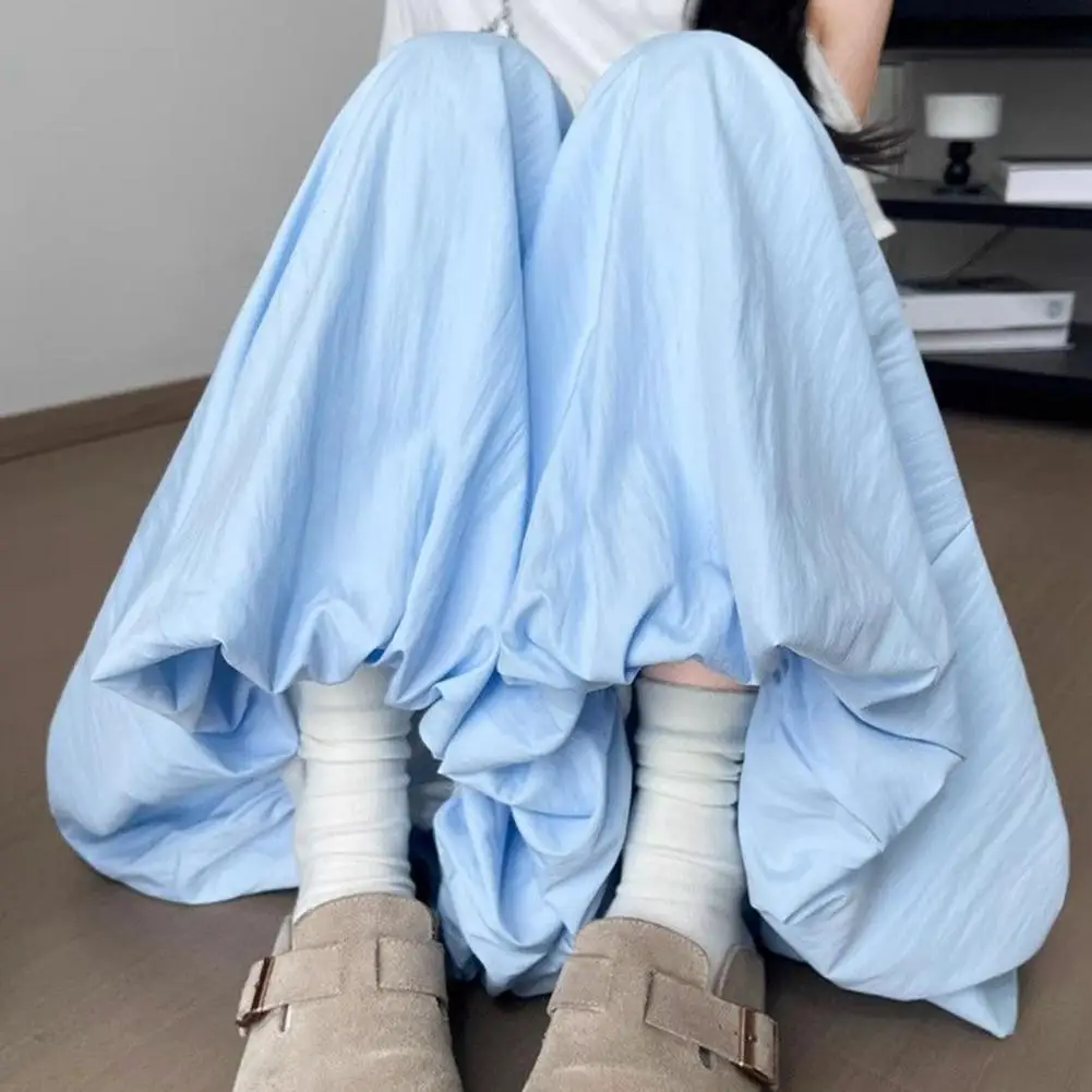 Women's Yellow Flower Bud Skirt Pants High Waist Loose Fit Slimming And Droopin… - Image 6
