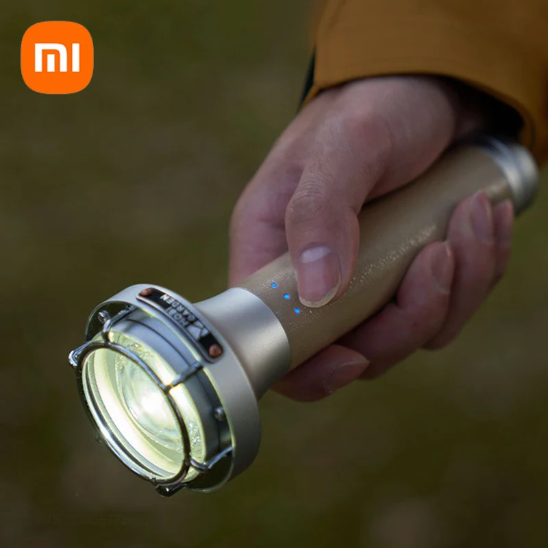 xiaomi outdoor ultra bright lanterna luz forte portatil camping carregamento longo alcance longo alcance caminhadas 01