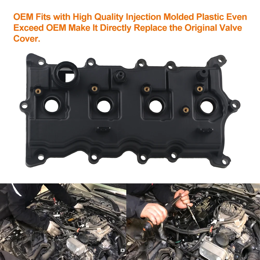 Engine Valve Cover with Gasket 13264JA00A 13270JA00A  for Nissan Altima Sentra 2007-2013 2.5L Replace Head Valve Cover Bolts