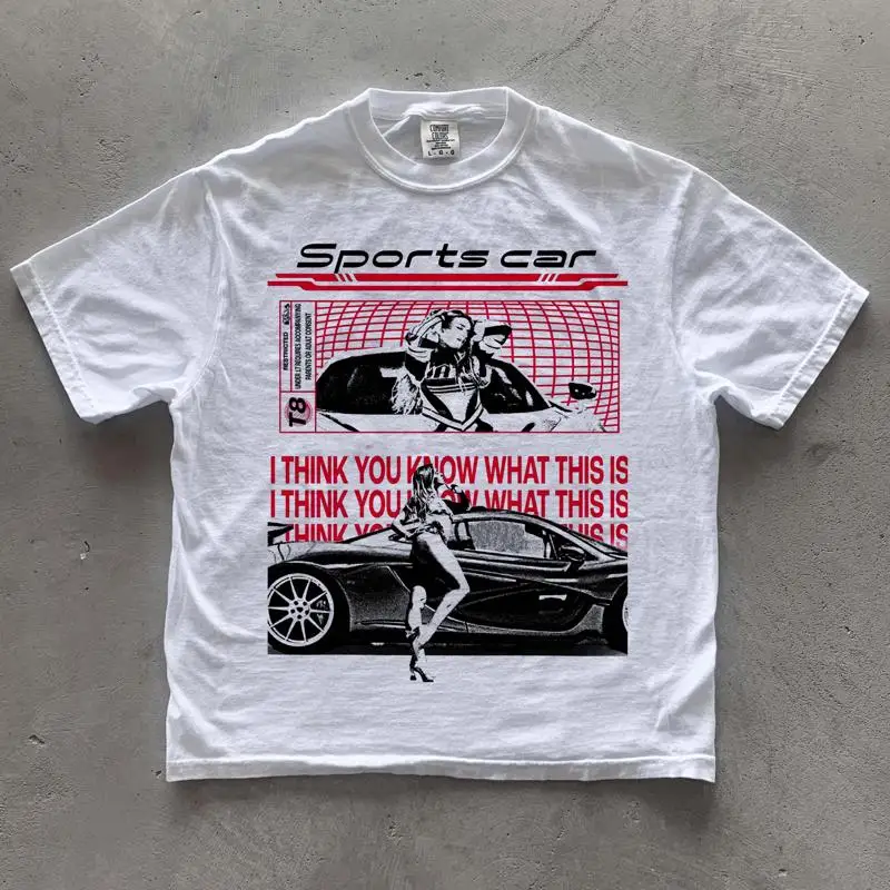 

Tate Mcrae Sports Car T Shirt Vintage Music Concert Fan T8